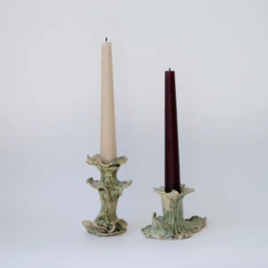 stoneware candle holders, ceramic handmade candle holders, sculpture